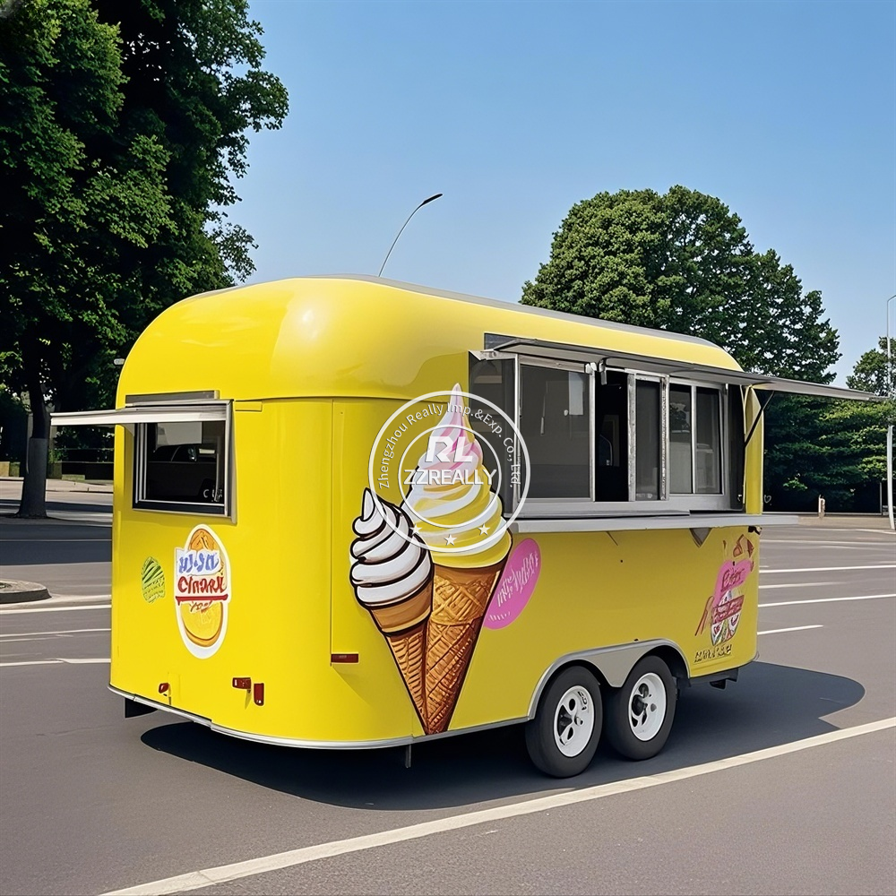Logo Food Snack - Street Food Trailer Mobile Kitchen Coffee