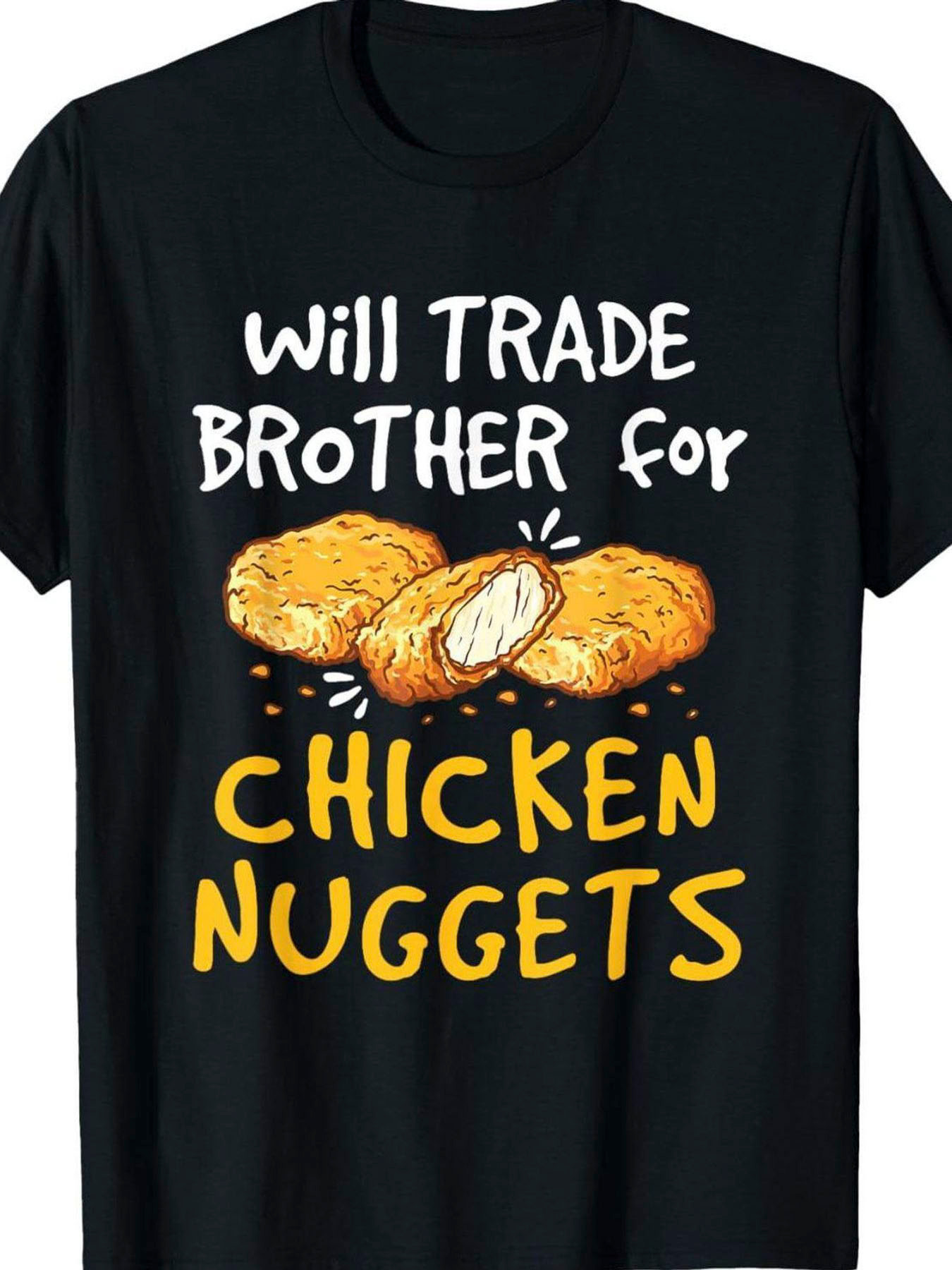 Food Snacks That Are Black - Funny Men's Black Graphic T-Shirt Chicken