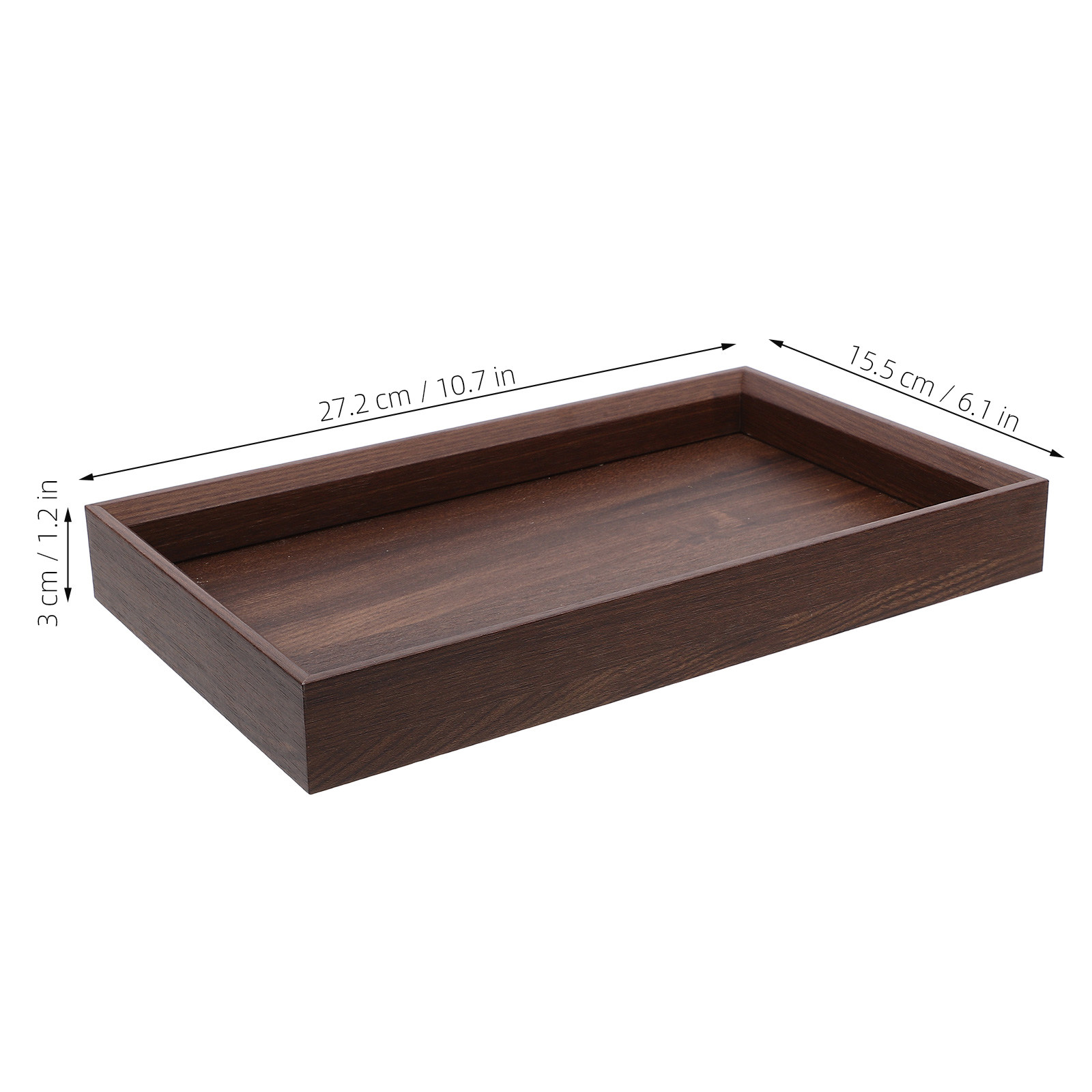 Wood Tea Serving Tray Black Wa - Food Snacks That Are Black recensie en prijs
