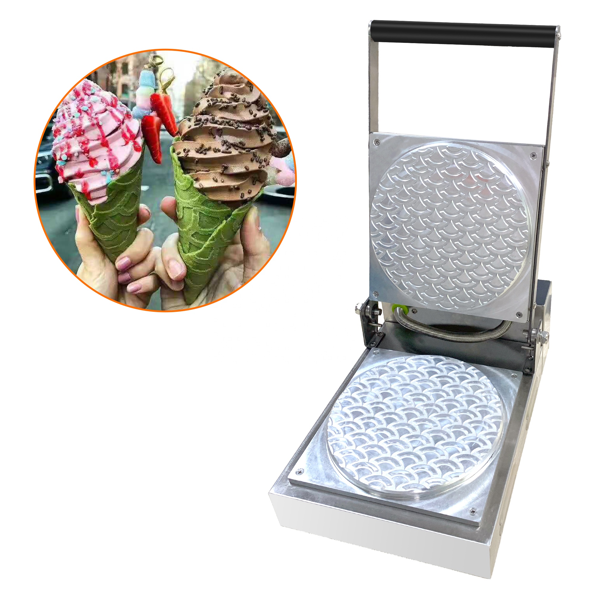 Waffle Cone Maker Waffle Cone  - Logo Food Snack recensie en prijs