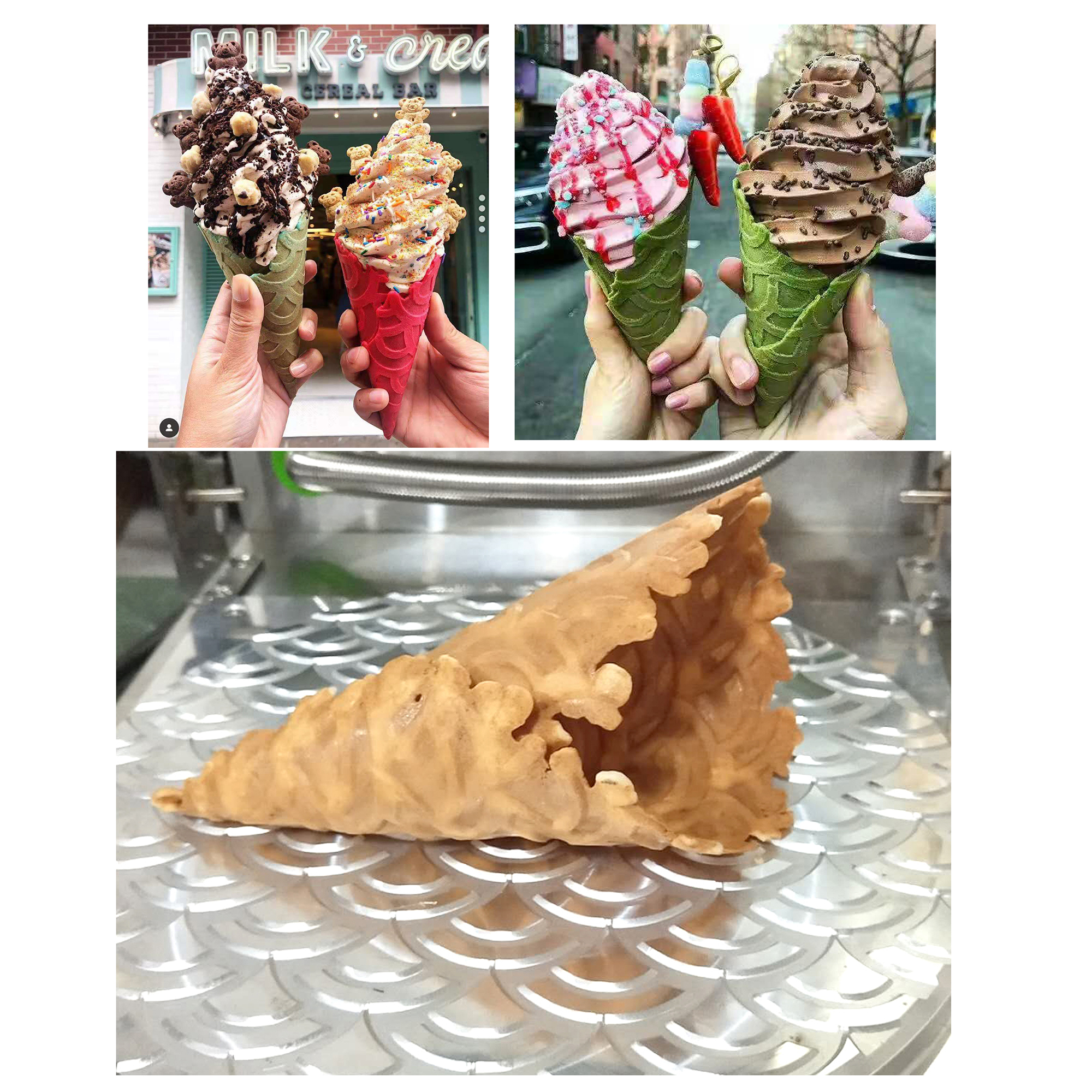 Waffle Cone Maker Waffle Cone  - Logo Food Snack recensie en prijs