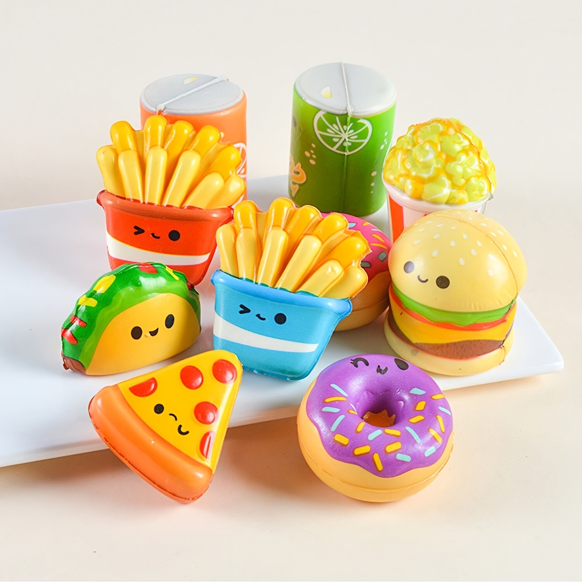 12Pcs Mini Food Squishy Slow R - Food Packed Snacks recensie en prijs