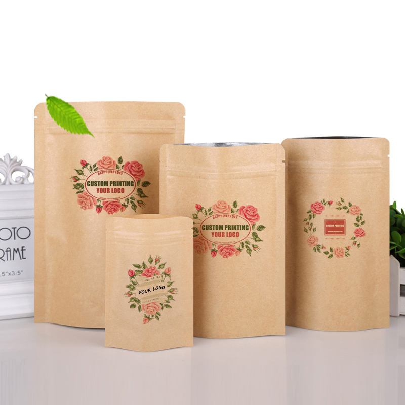 Custom LOGO Brown Kraft Paper  - Logo Food Snack recensie en prijs