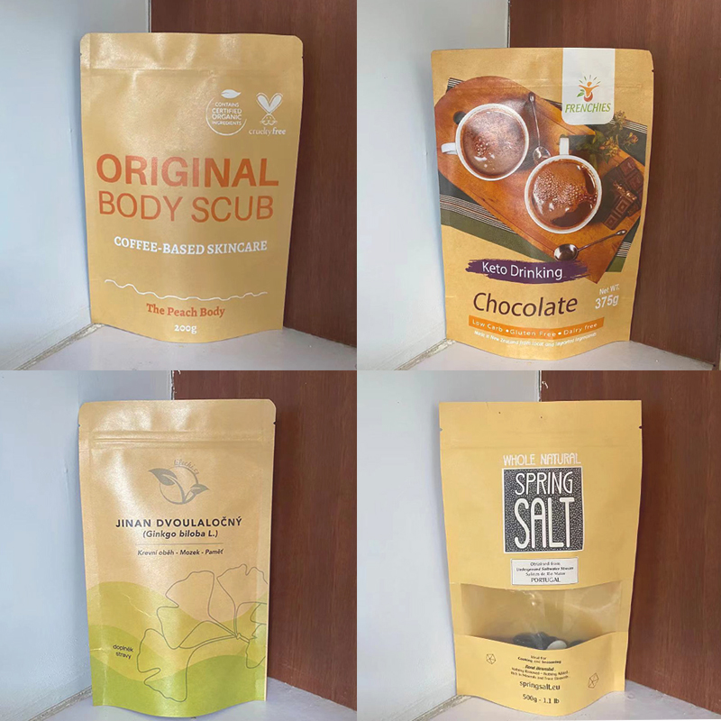 Custom LOGO Brown Kraft Paper  - Logo Food Snack recensie en prijs