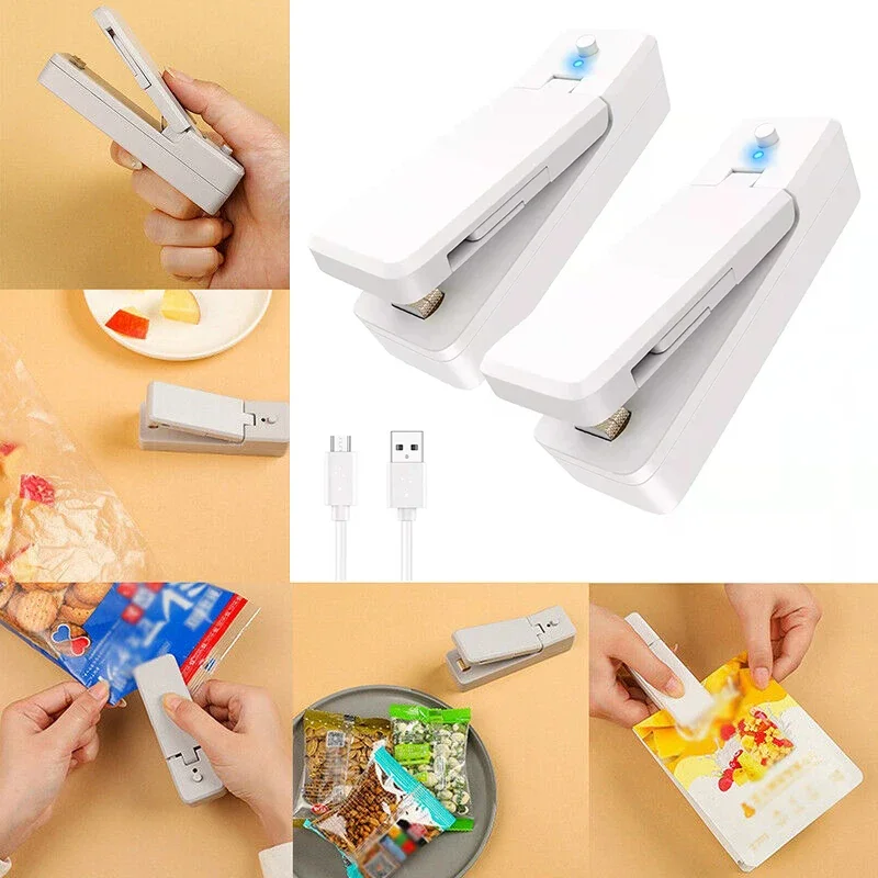 2 in 1 Mini Bag Sealer USB Rec - Food Snacks Packaging recensie en prijs