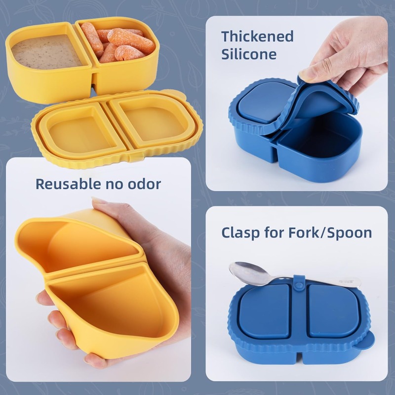Reusable Silicone Snack Contai - Food Snacks For Picnic recensie en prijs