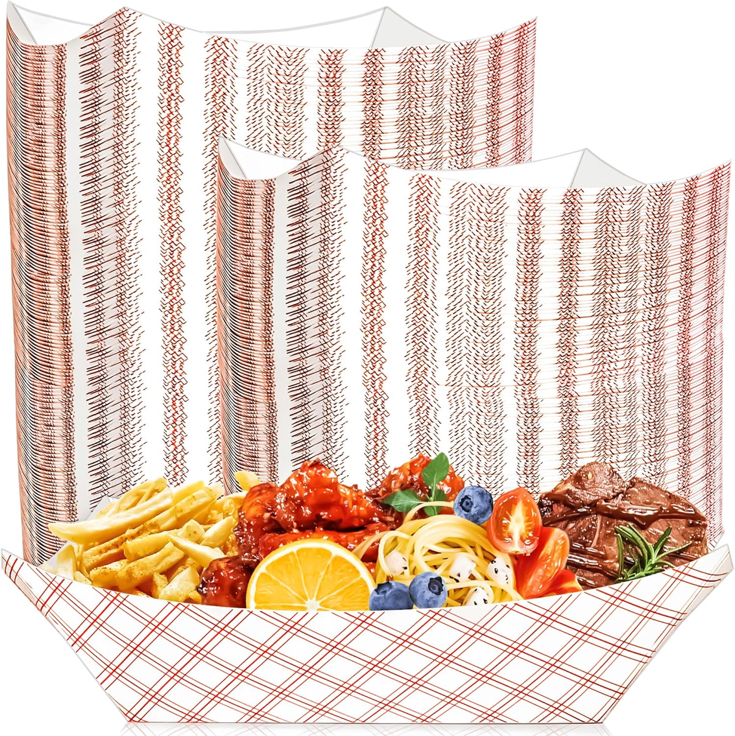 100 Pack Checkered Paper Food  - Food Packed Snacks recensie en prijs