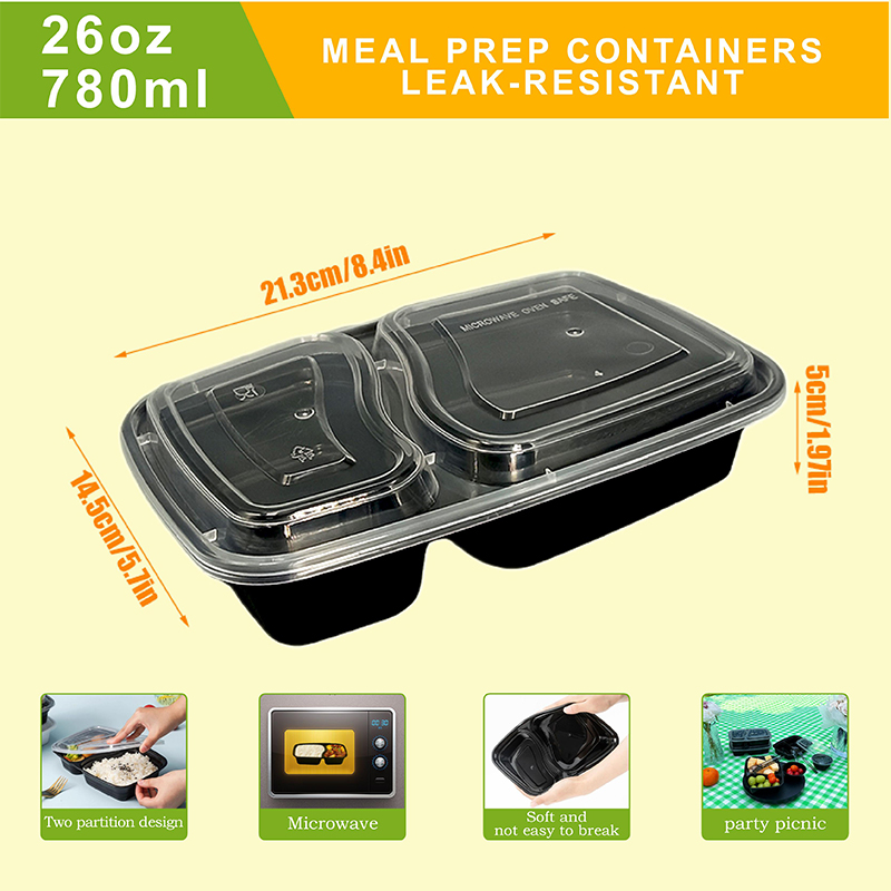 10/40 Pack 26 oz Two-Compartme - Food Snacks For Picnic recensie en prijs