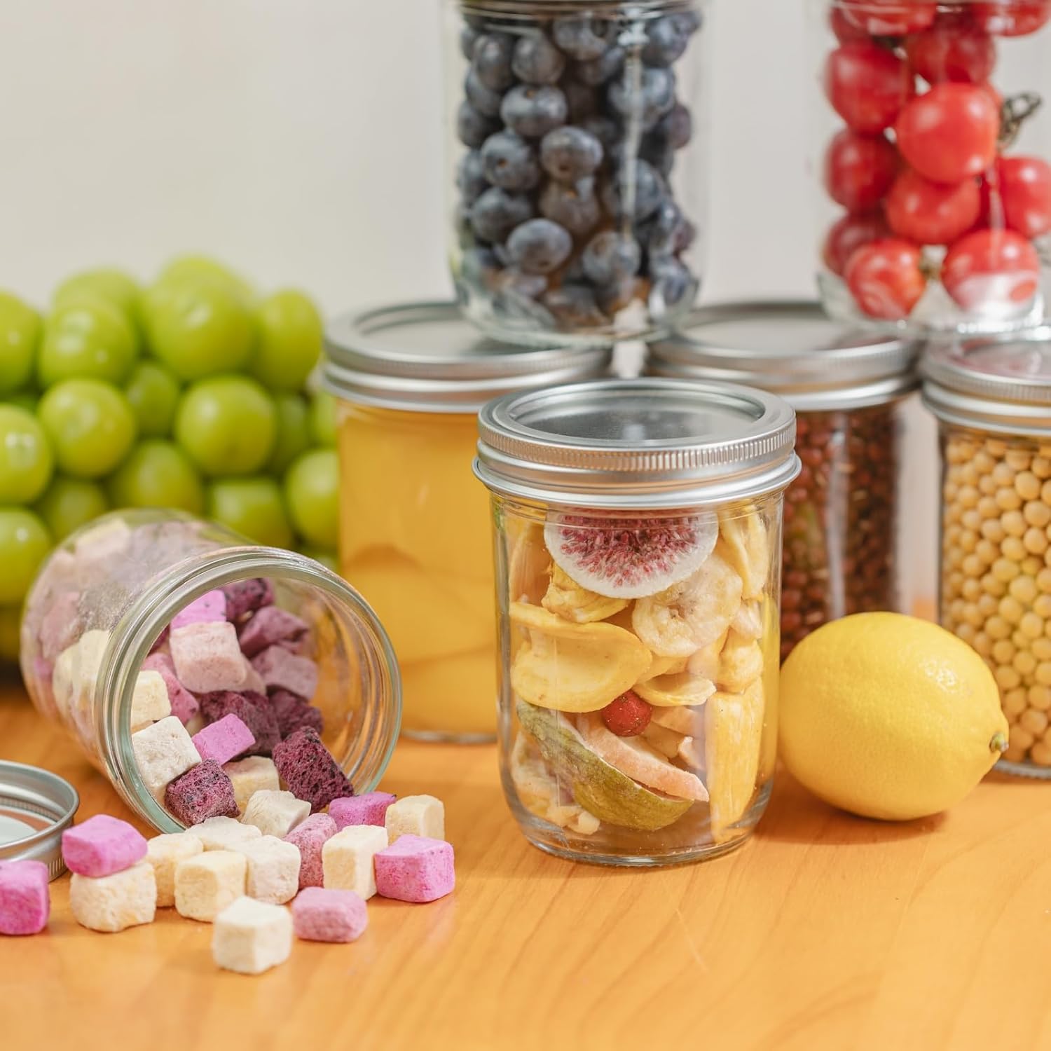 12 Pack 16 oz Wide Mouth Clear - Food Packed Snacks recensie en prijs