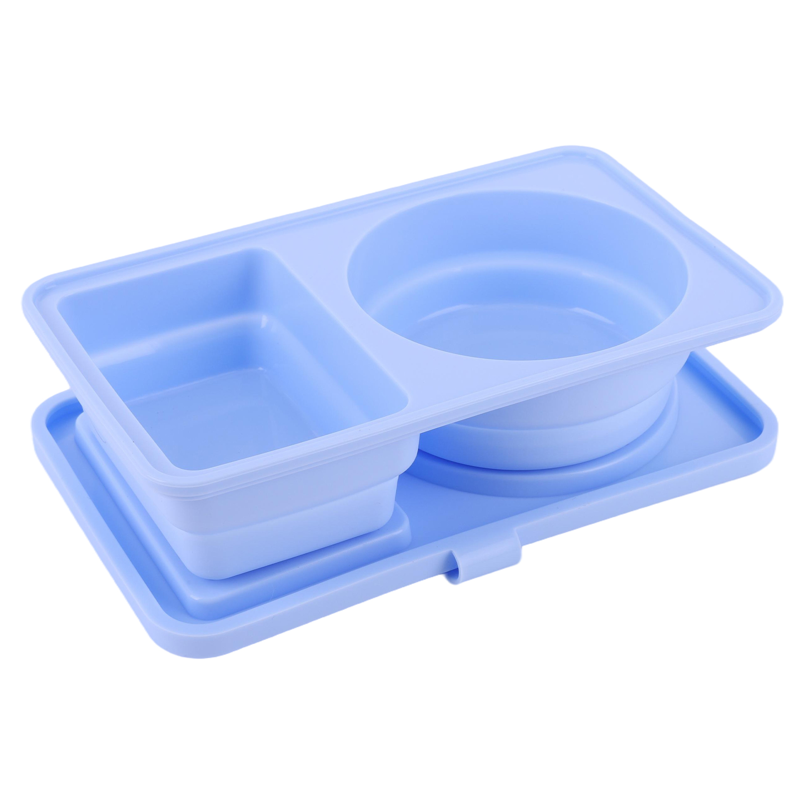 3Pcs 2 Compartment Silicone Sn - Food Snacks For Picnic recensie en prijs