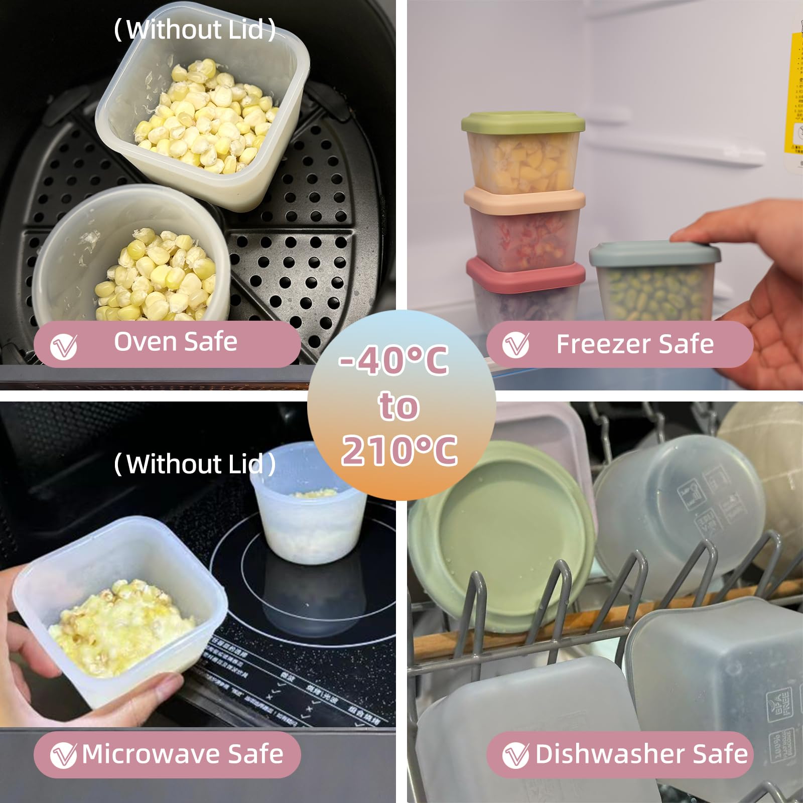 Food Grade Silicone Baby Food  - Food Snacks Packaging recensie en prijs