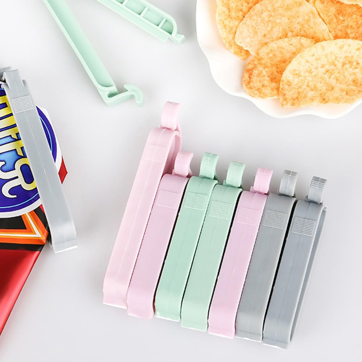 12pcs Mixed Color Plastic Seal - Food Snacks Packaging recensie en prijs