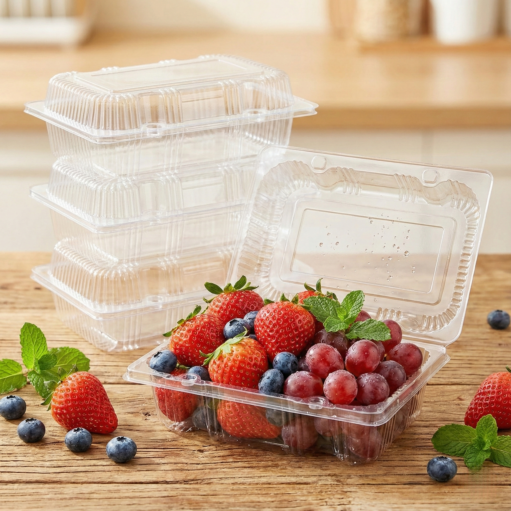 50-Pack Clear Plastic Disposab - Food Packed Snacks recensie en prijs