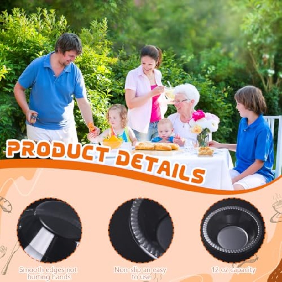 30 Pack 12 oz Disposable Plast - Food Snacks For Picnic recensie en prijs