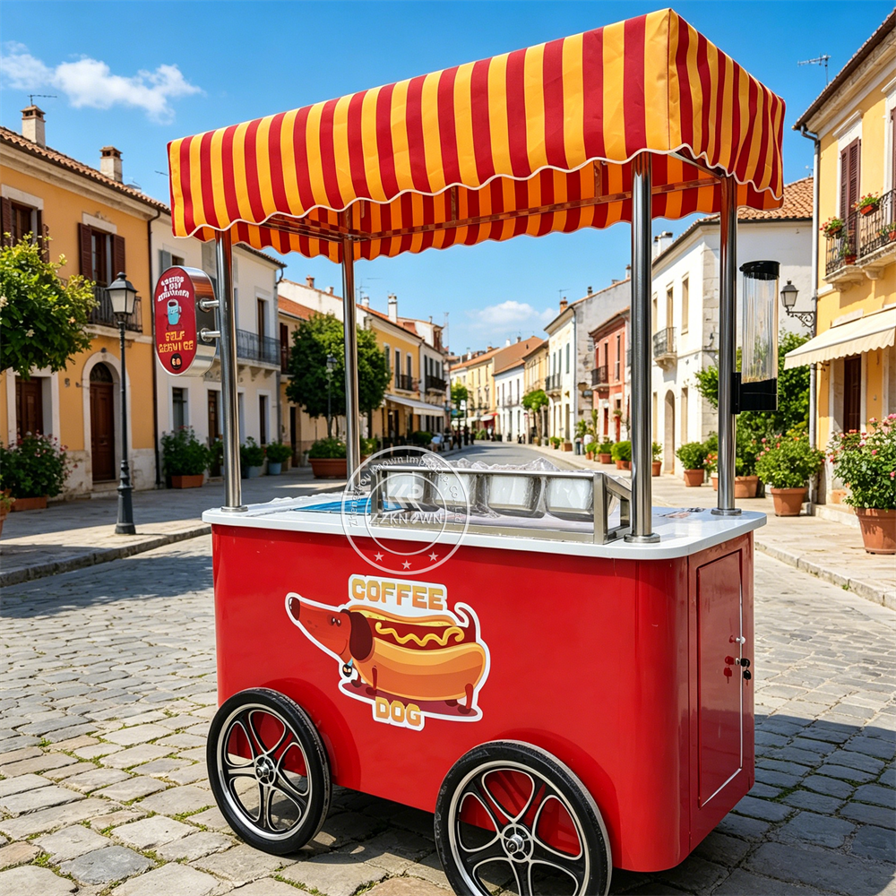 Mobile Food Cart Outdoor Urban - Logo Food Snack recensie en prijs