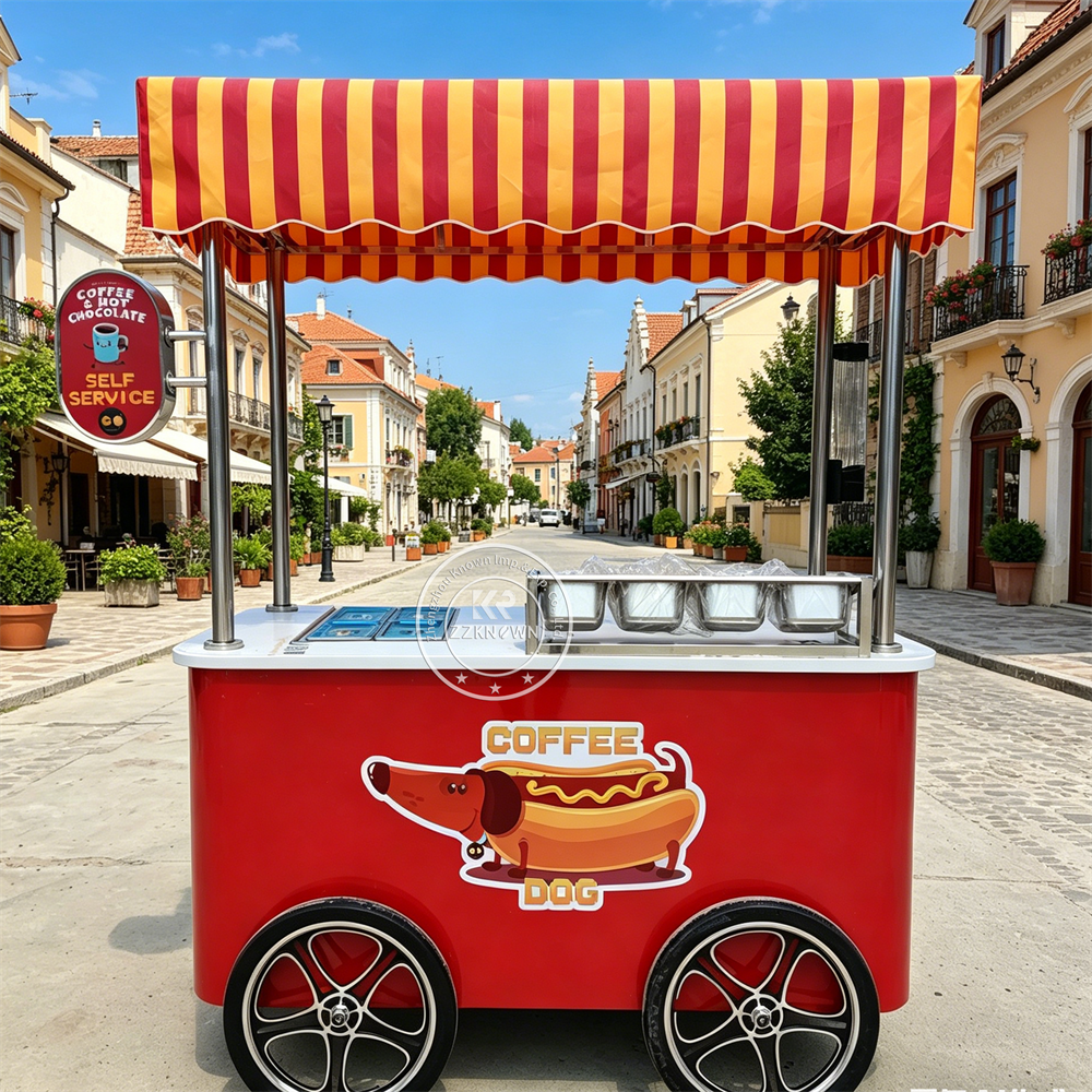 Mobile Food Cart Outdoor Urban - Logo Food Snack recensie en prijs