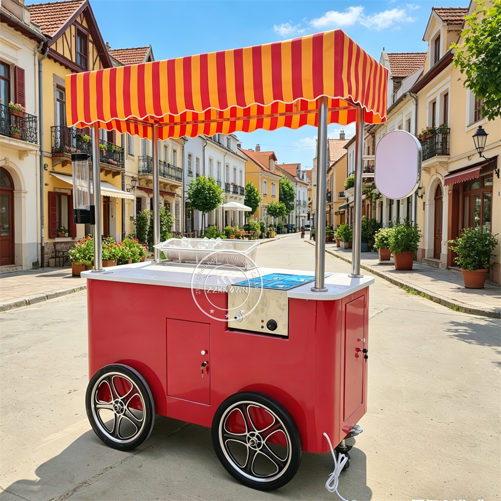 Mobile Food Cart Outdoor Urban - Logo Food Snack recensie en prijs