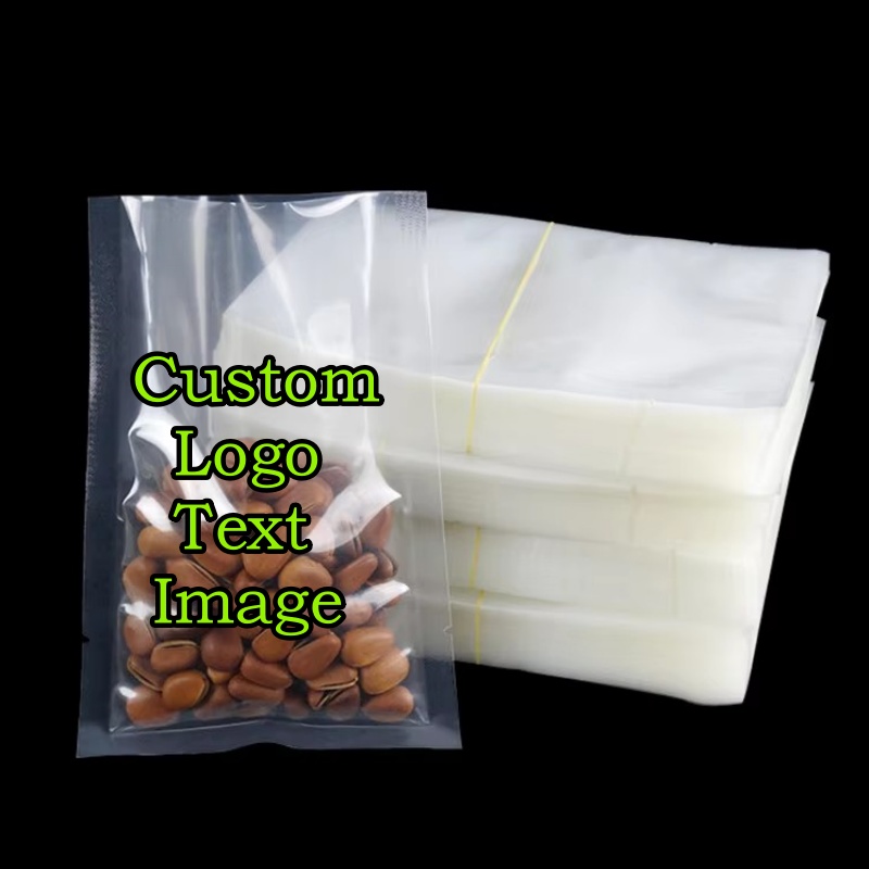 100PCS Open Top Clear Vacuum P - Logo Food Snack recensie en prijs
