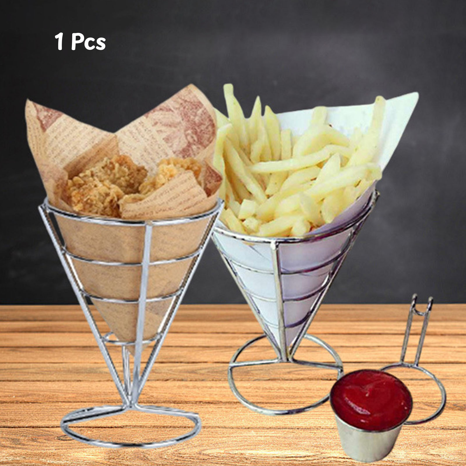 Cone Holder Stand French Fried - Food Snacks For Picnic recensie en prijs