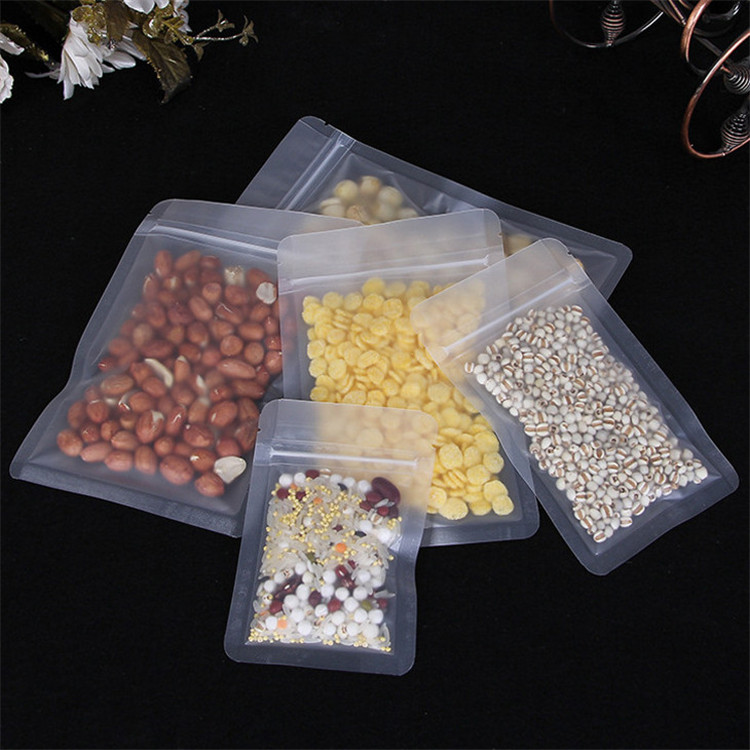100PCS Frosted Plastic Ziplock - Logo Food Snack recensie en prijs