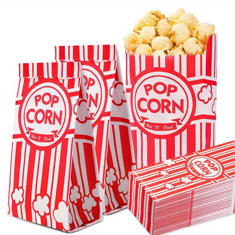 20/50Pcs Popcorn Bags Individu - Food Packed Snacks recensie en prijs