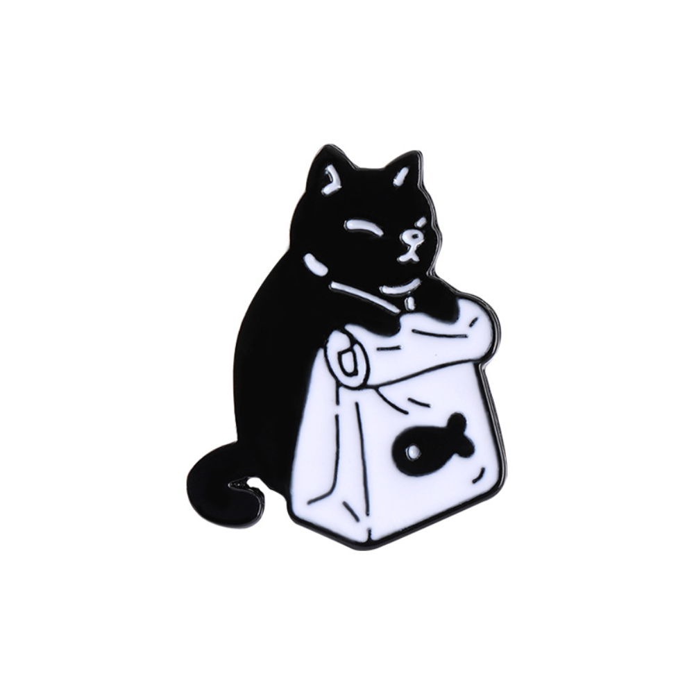 Cute Black and White Cat Anima - Food Snacks That Are Black recensie en prijs