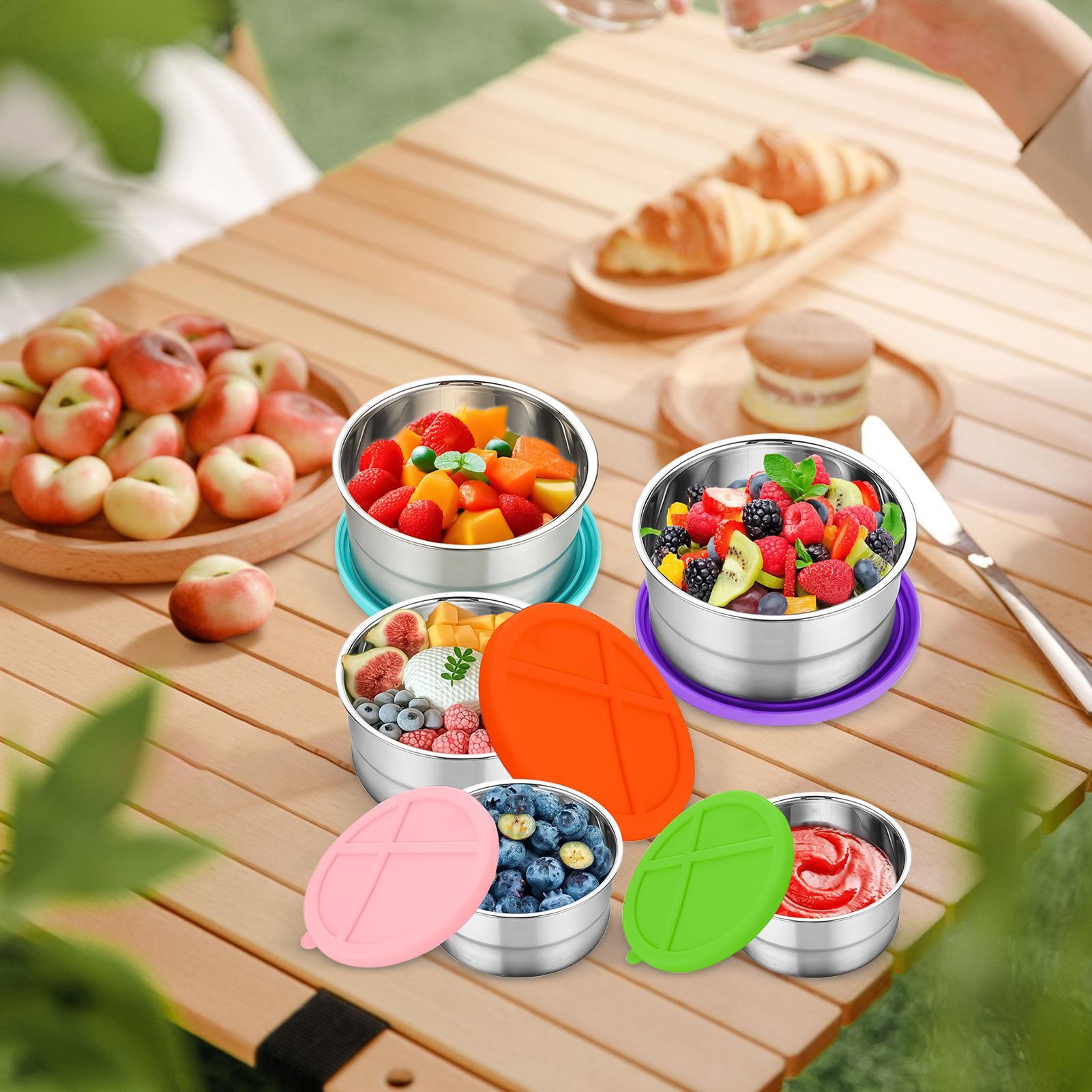 Metal Food Container 5 Pieces  - Food Snacks For Picnic recensie en prijs