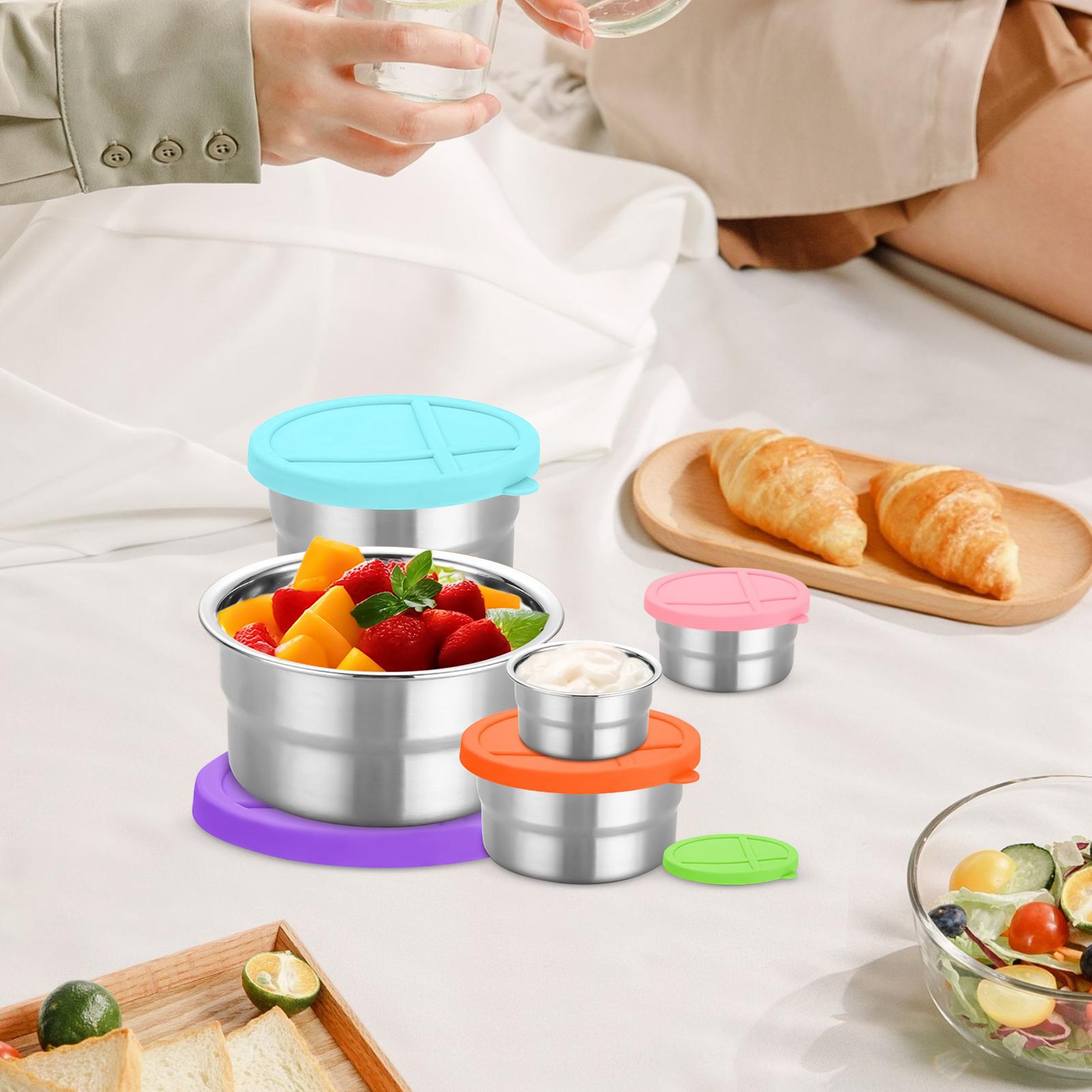 Metal Food Container 5 Pieces  - Food Snacks For Picnic recensie en prijs