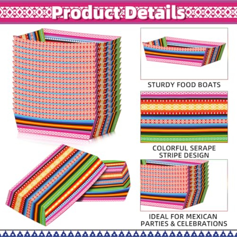 30 Pack Fiesta Mexican Paper F - Food Packed Snacks recensie en prijs