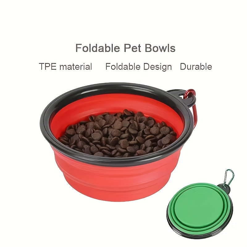Portable Foldable Pet Bowl, 11 - Food Snacks That Are Black recensie en prijs