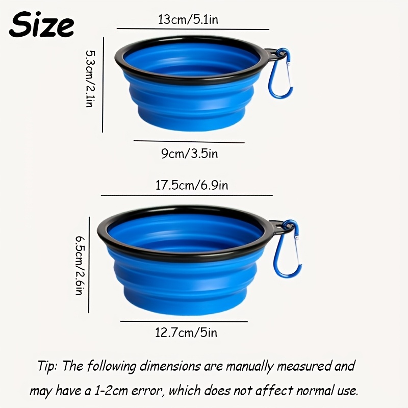 Portable Foldable Pet Bowl, 11 - Food Snacks That Are Black recensie en prijs